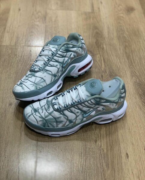 Baskets Air Max blanc-vert
