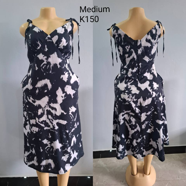 Robe blanc noir