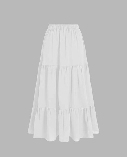 Jupe Longue Blanche Élégante