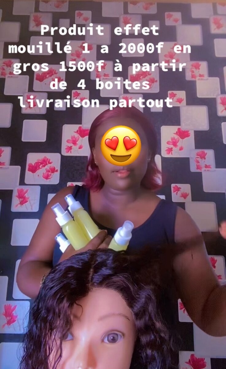 Produit effet mouillé