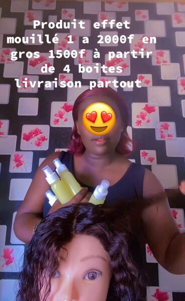 Produit effet mouillé