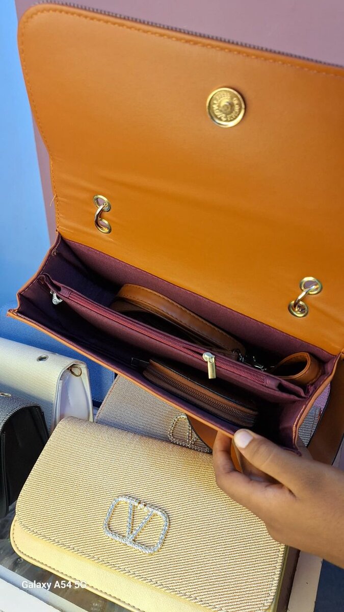 Sacoche élégante femme orange