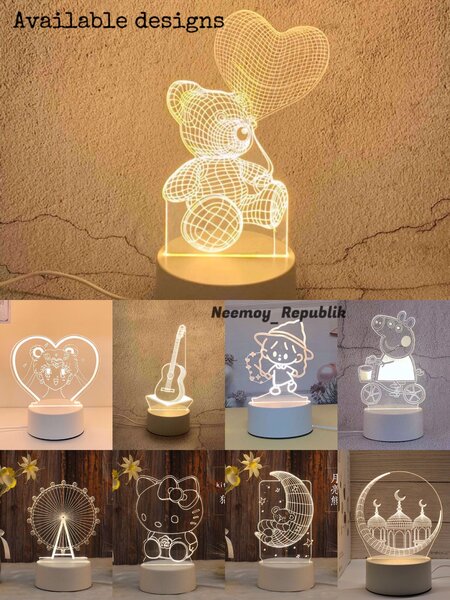 3D night lights