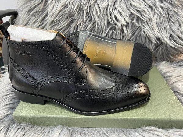 Leather boots