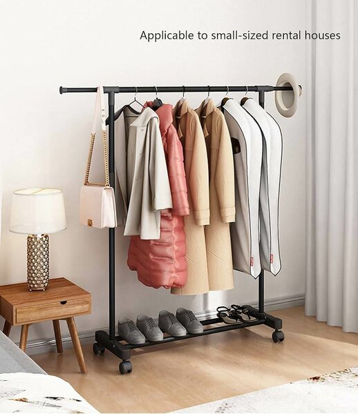 Single Pole Expandable Çloth Rack