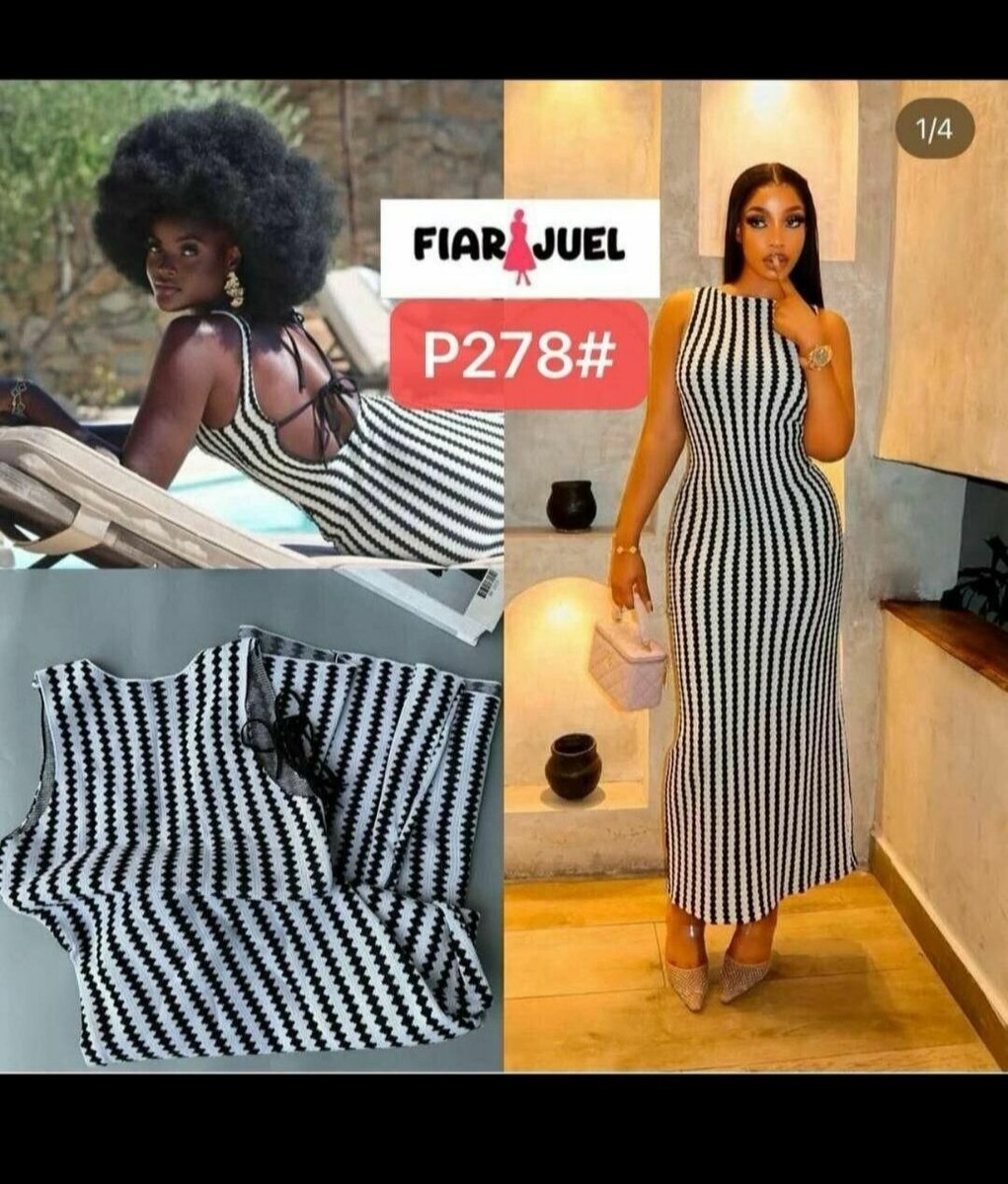 Robe Longue Rayée Fiariuel
