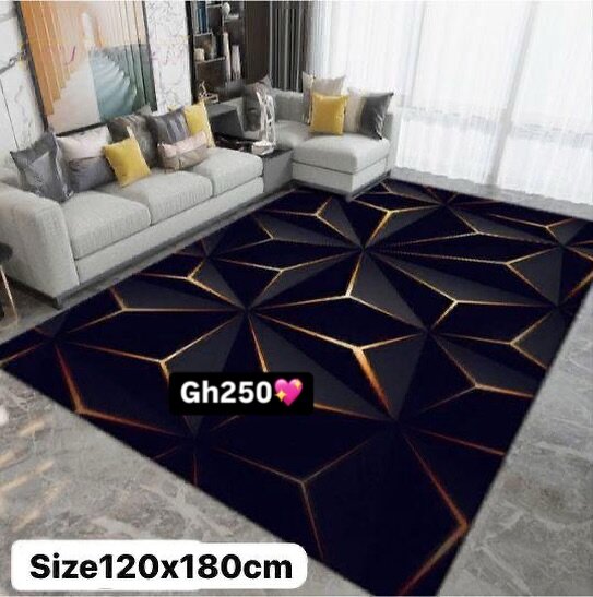 Beautiful and cozy patterned carpet