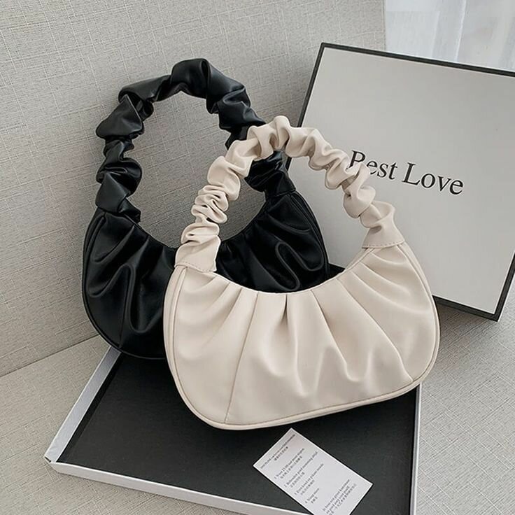 Minimalist Zip Up Hobo Bag