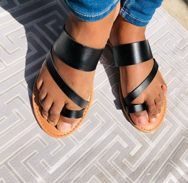 Flip flops black 