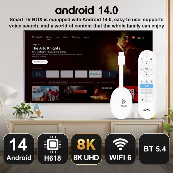 Box TV Android 8K Zoku