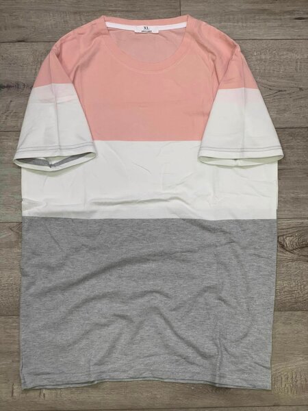 T-shirt gris rose