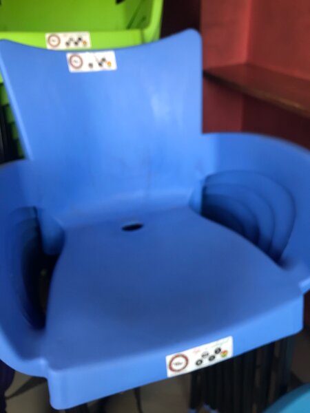 Mini plast chairs