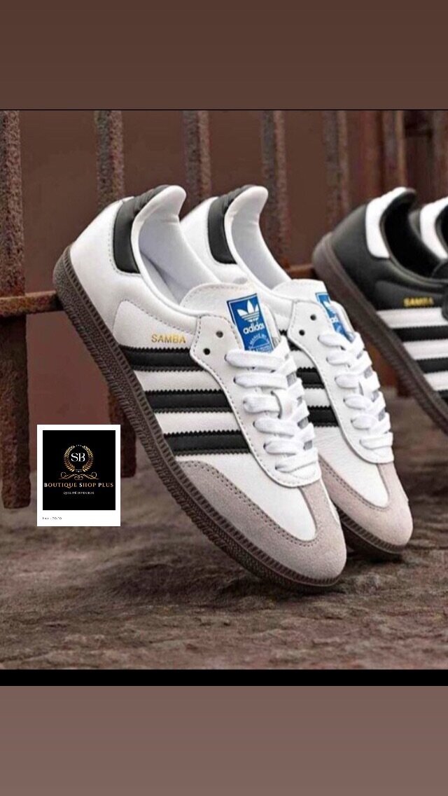 Basket adidas samba authentique dans carton