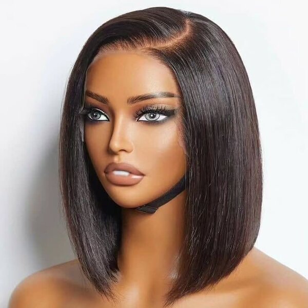 Bone straight wig