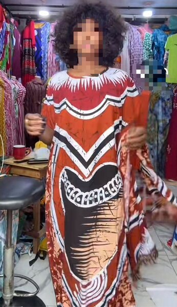 Boubou en coton
