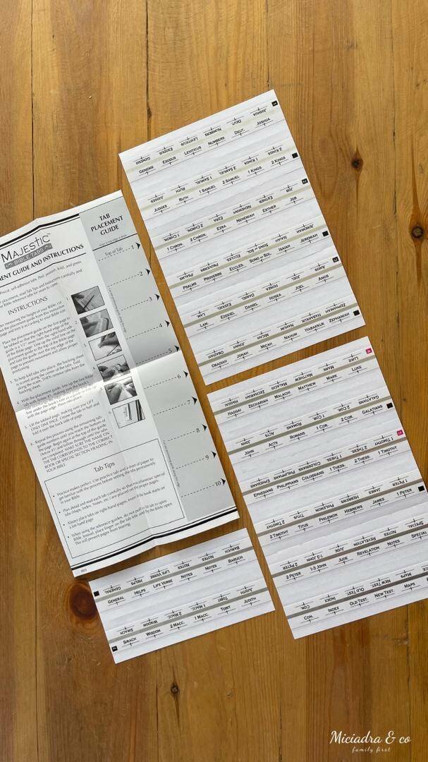 Silver Bible Tabs (Anglais)