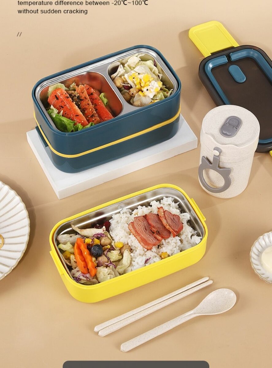 Stainless steel bowls with cup