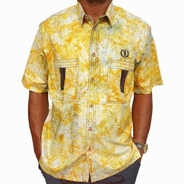 Chemise indigo