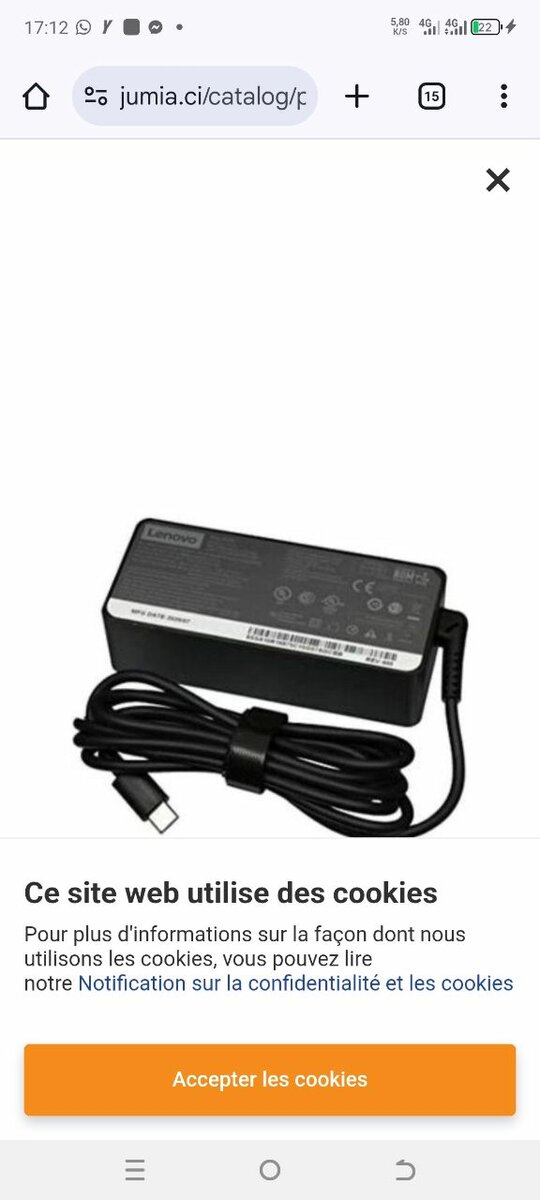 Chargeur USB-C 65W