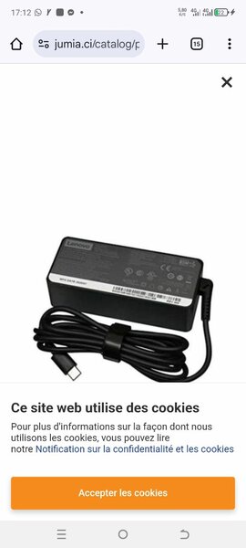 Chargeur USB-C 65W