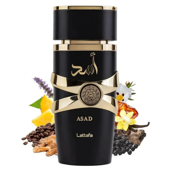 Parfum lattafa (Asad Noir) Longue tenue
