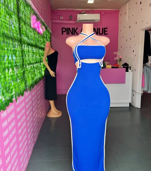 Blue dress