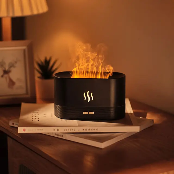 3D LED Flame Diffuser Humidifier Ultrasonic Humidifier
