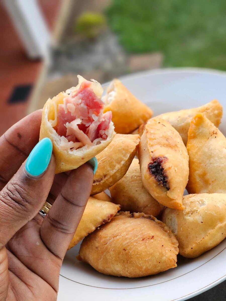 Pastels au jambon et fromage