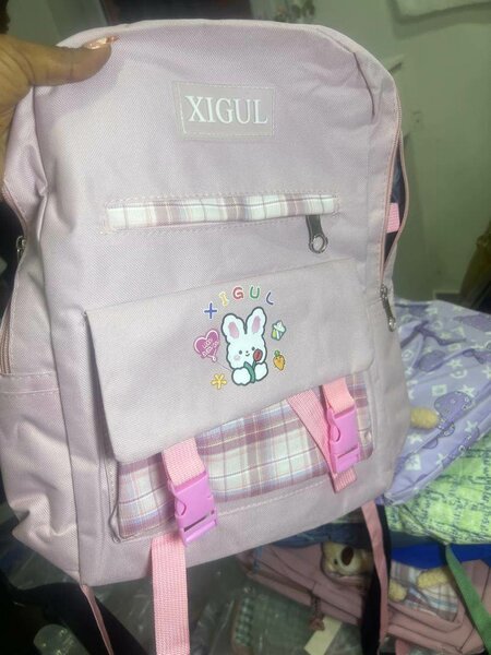 Sac à dos scolaire rose mignon