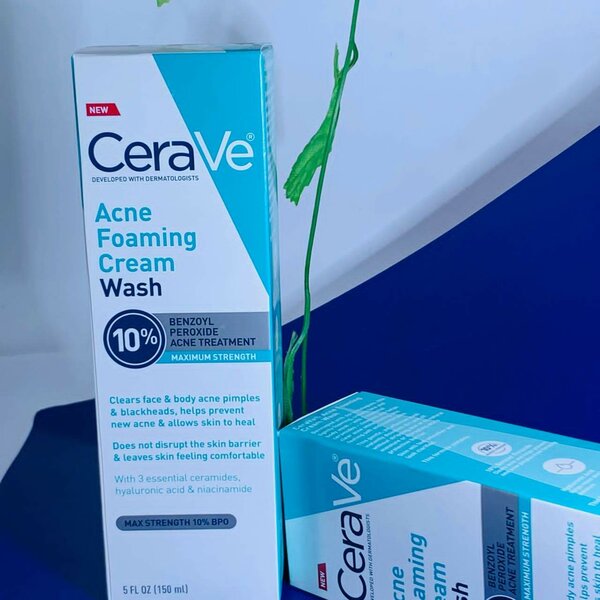 CeraVe Acne Foaming Cream Cleanser