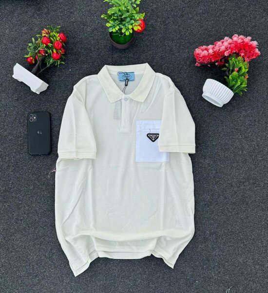 Polo Blanc Homme Élégant