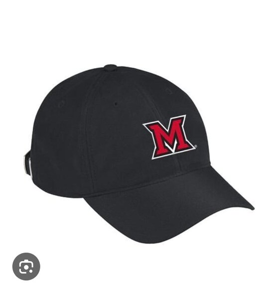 Casquette noire avec logo M