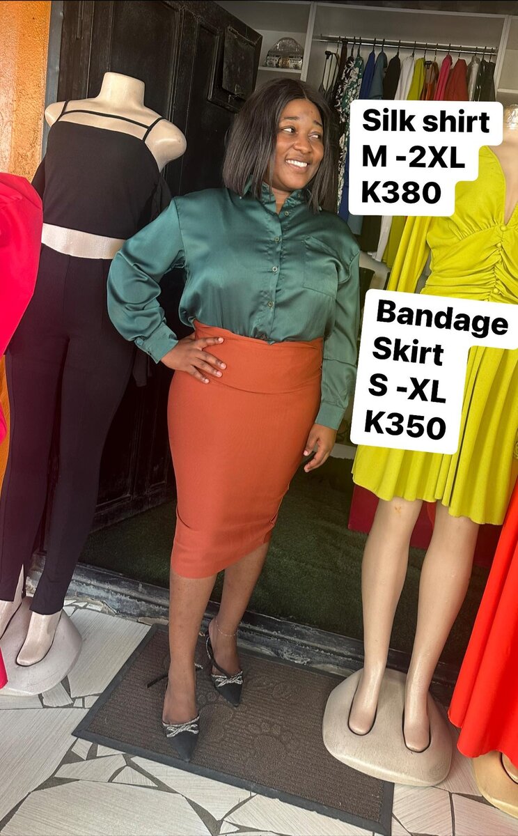 Silk skirt