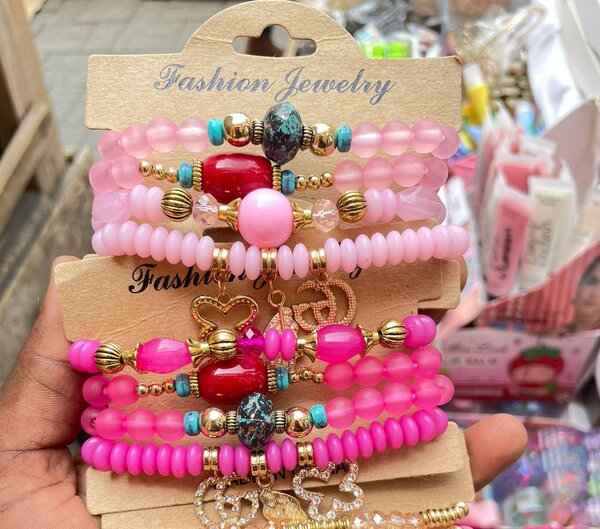 Beaded bracelet set