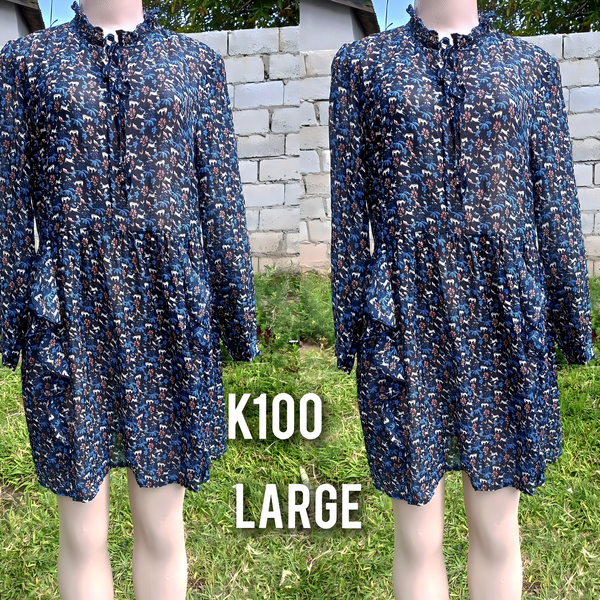 Robe bleu