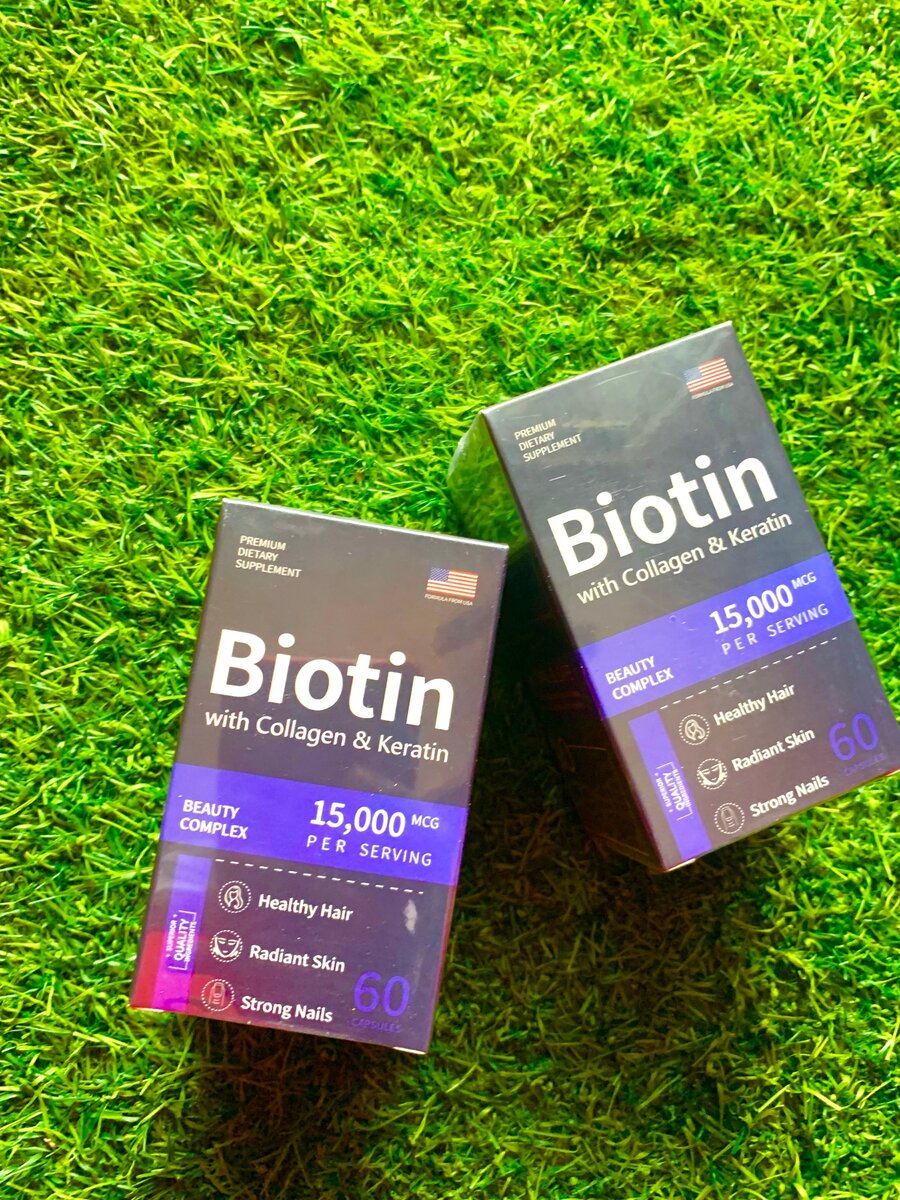 Biotin and keratin with Collagen