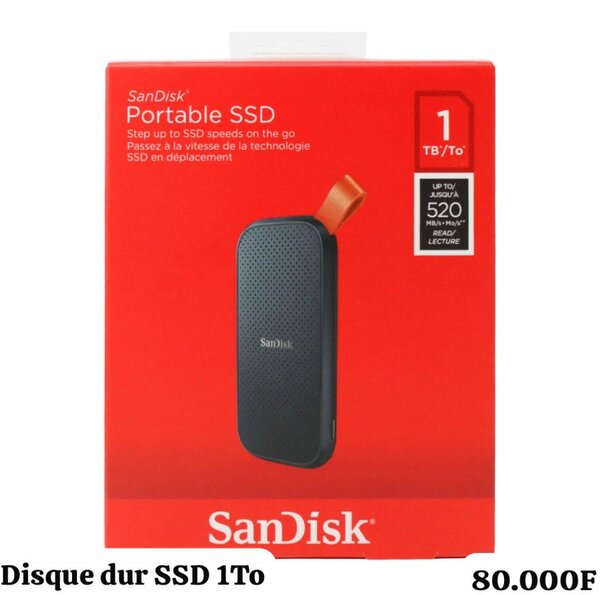 Disque SSD Portable SanDisk 1To