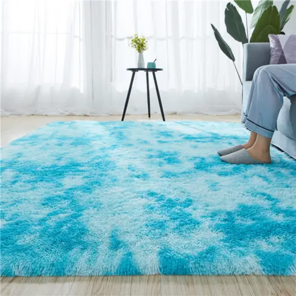 Center carpet and fluffy carpet