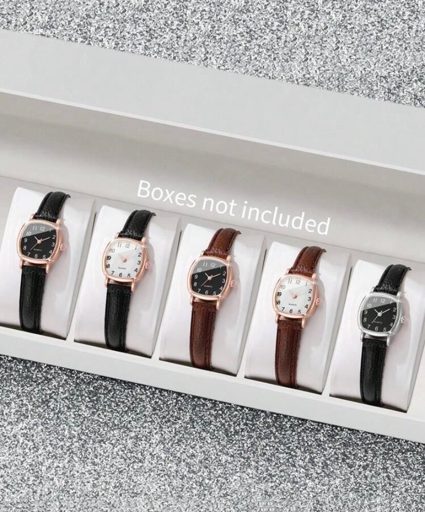 Montres élégantes en cuir