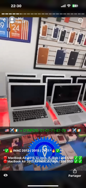 MacBook Air 2015 et 2017