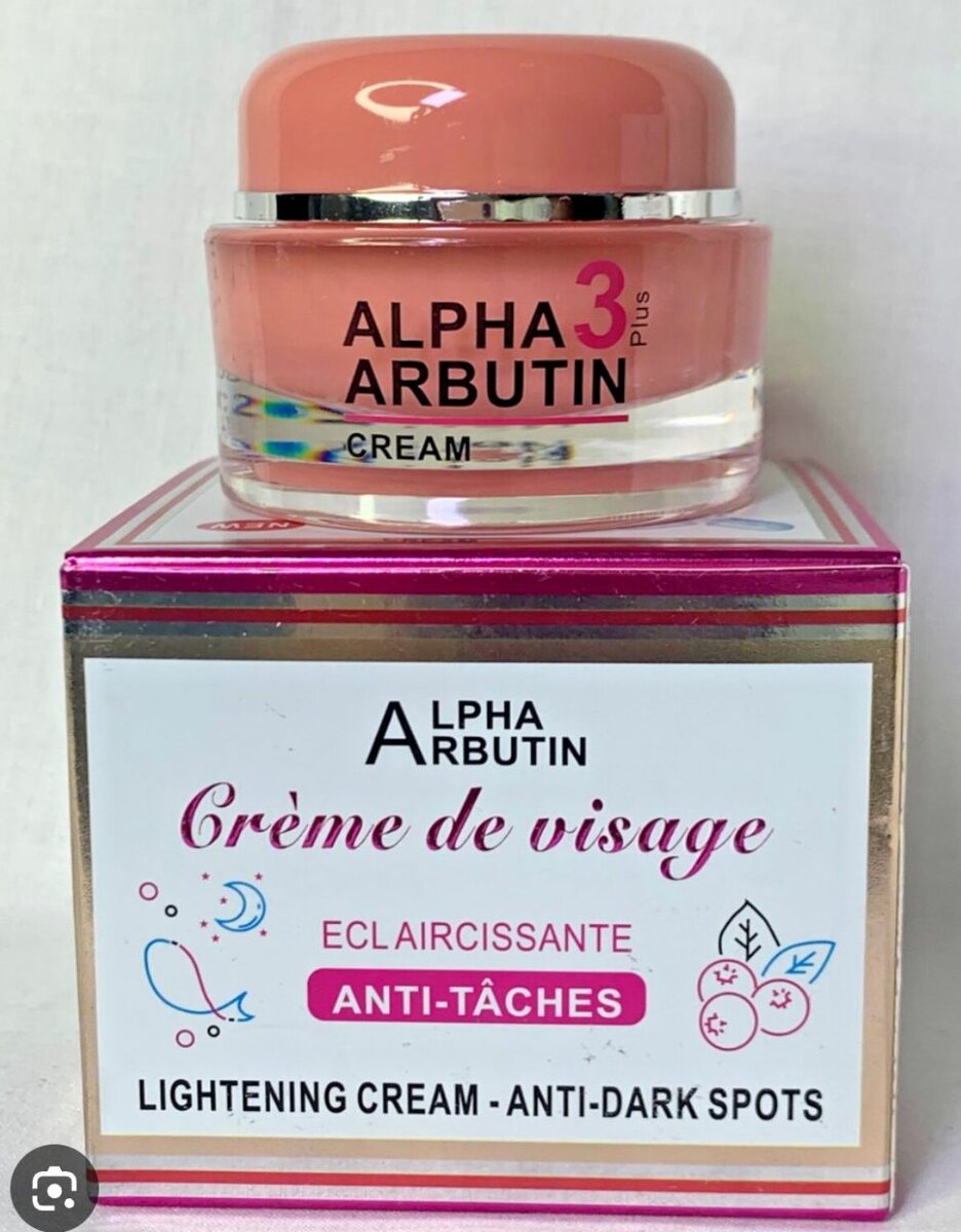 face cream alpha Arbutin