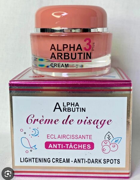 face cream alpha Arbutin