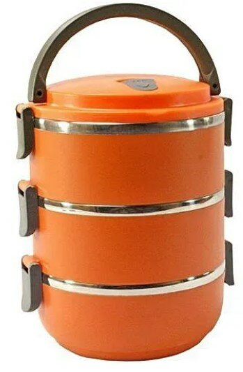 Lunch Box – 3 Soupières/3 En 1 – Garde Nourriture- 20 X 15 Cm