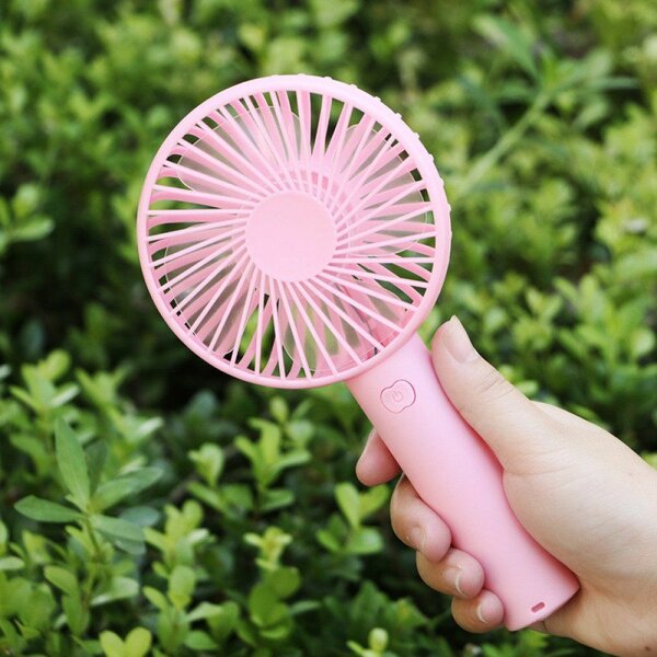 Portable hand fan