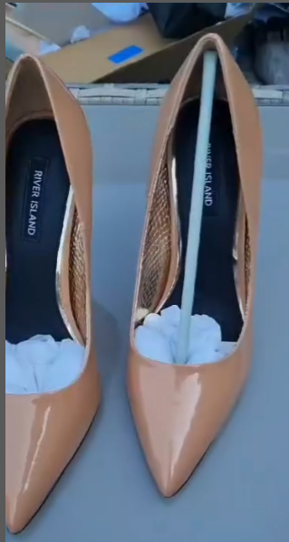 gloss patent heel