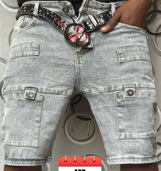 Bermuda en jean style urbain