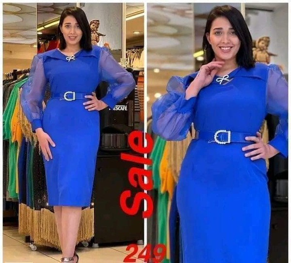 Robe bleu