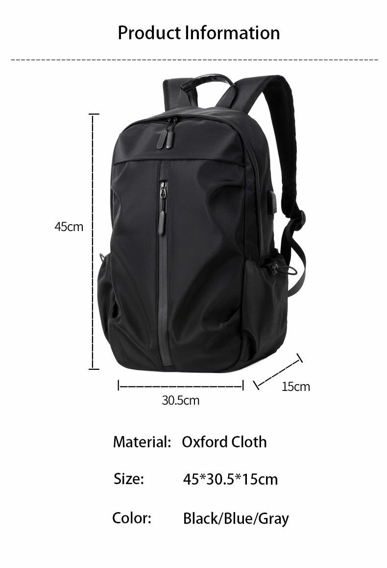 Sac à dos en tissu Oxford