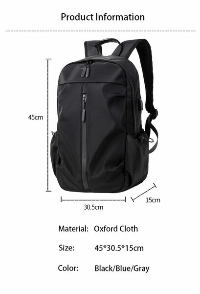 Sac à dos en tissu Oxford