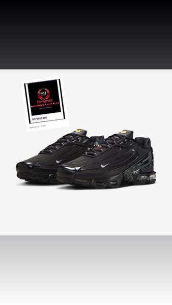 Basket Nike tn plus authentique avec sa boîte
